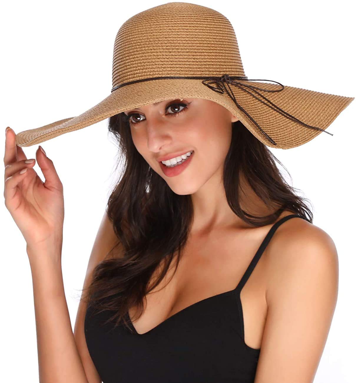 Sombrero ala ancha rafia verano