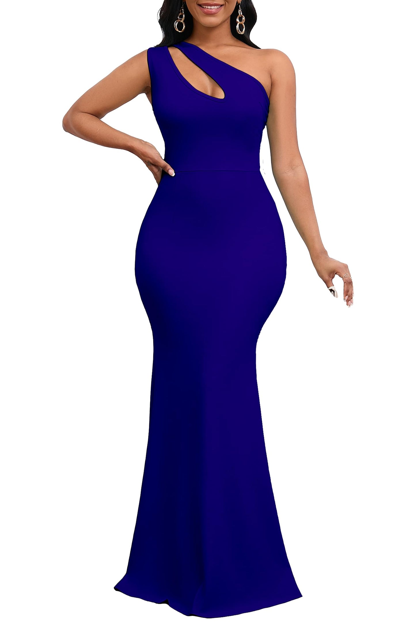 Vestido entallado sin mangas con cuello oblicuo,Talla regular