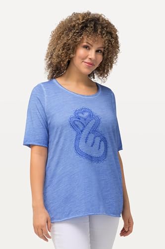 Ulla Popken Camiseta, Estampado Flocado
