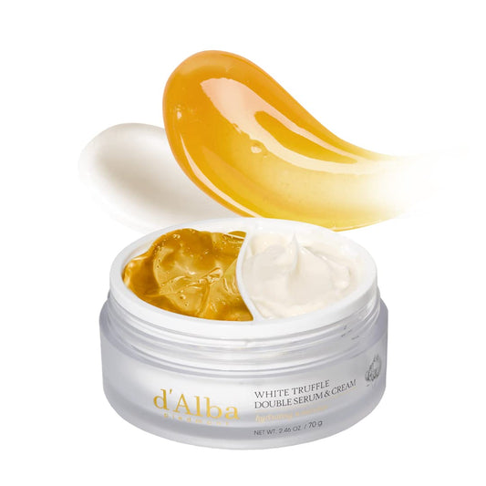 d'alba Crema y suero doble de trufa blanca italiana, 2 en 1