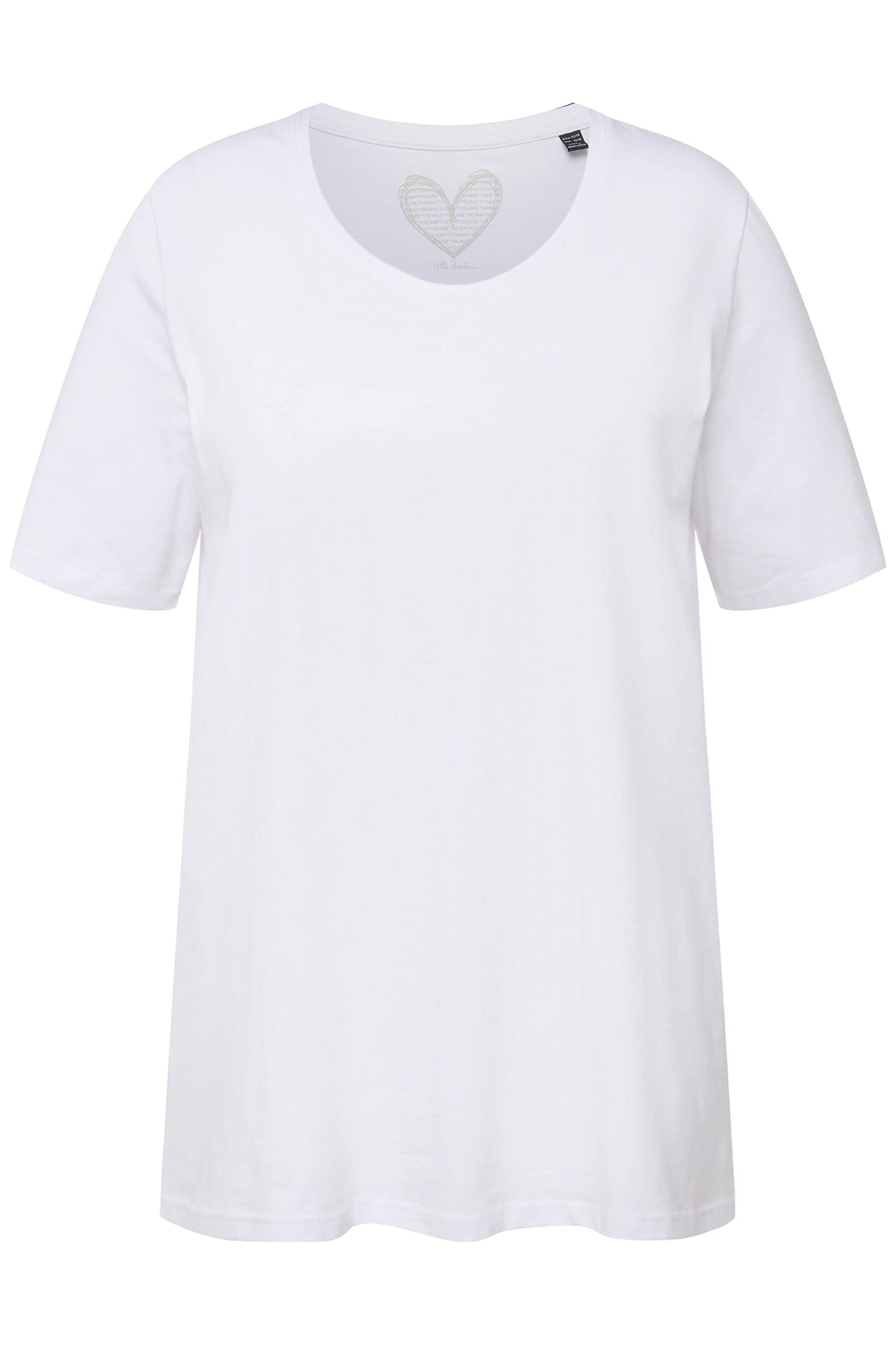 Camiseta Corta, Cuello Redondo, Media Manga