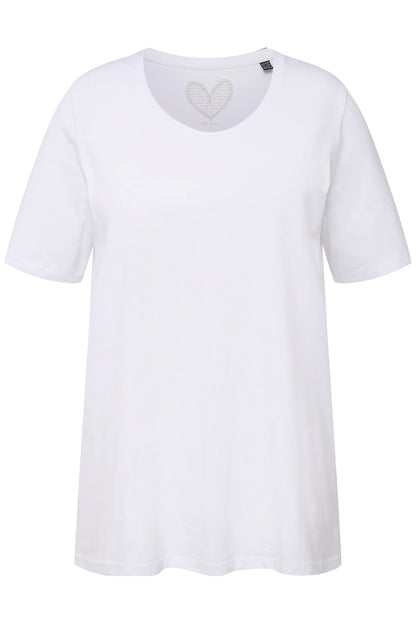 Camiseta Corta, Cuello Redondo, Media Manga