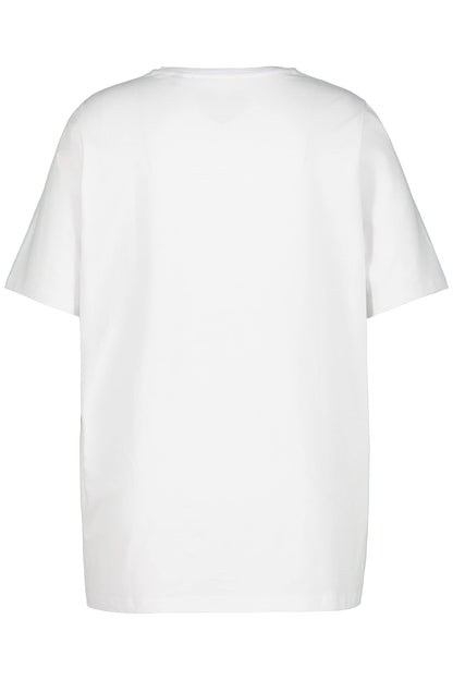 Camiseta Corta, Cuello Redondo, Media Manga