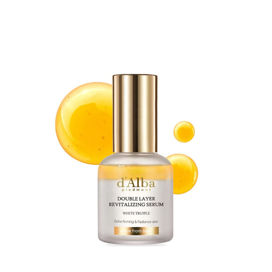 Sérum revitalizante de doble capa de trufa blanca italiana, sérum hidratante de 100 horas