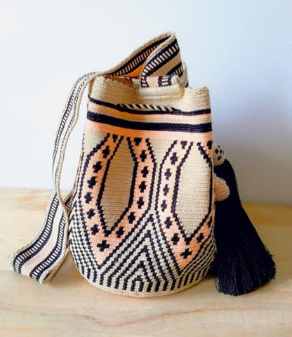 Bolso Wayuu negro