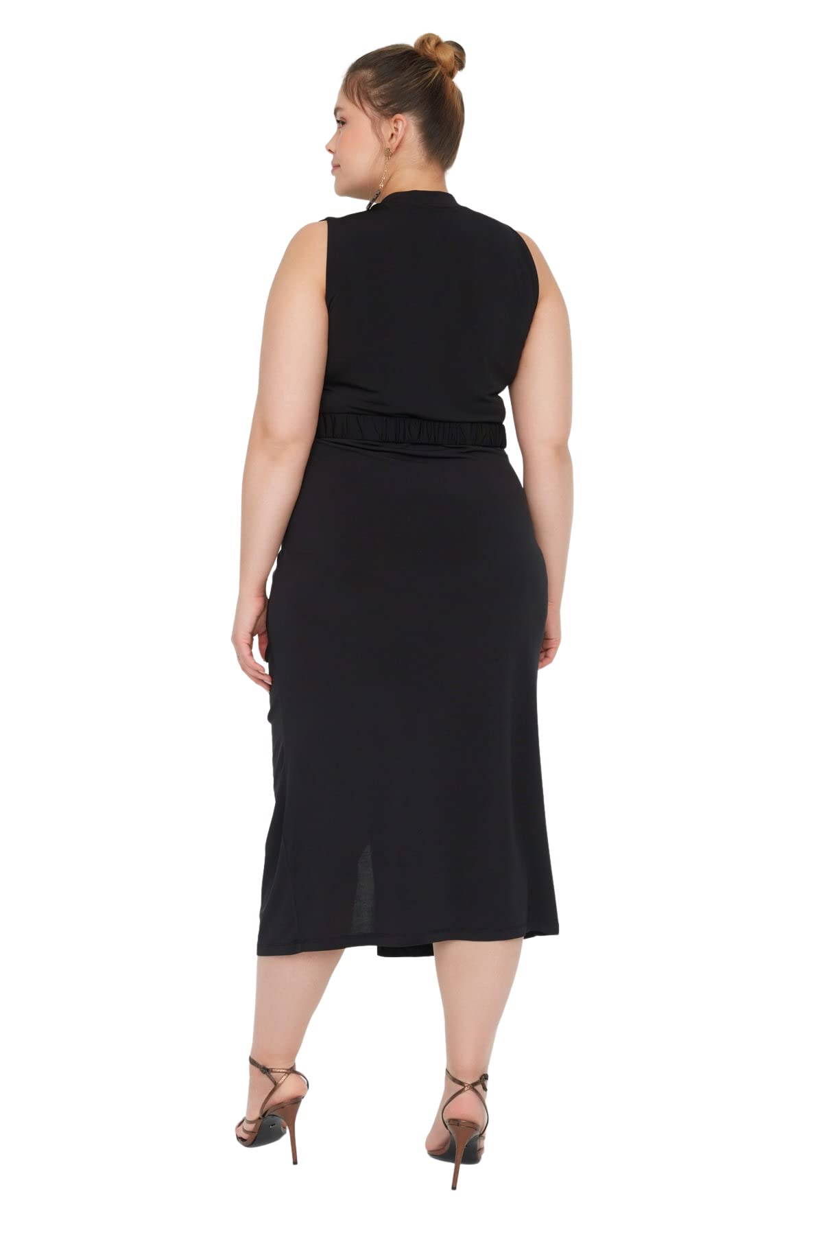Trendyol Vestido entallado talla grande