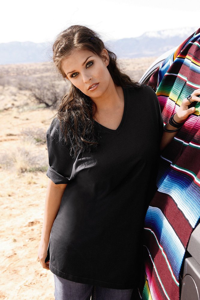 Camiseta negra Ulla Popken