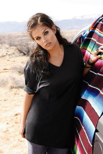 Camiseta negra Ulla Popken