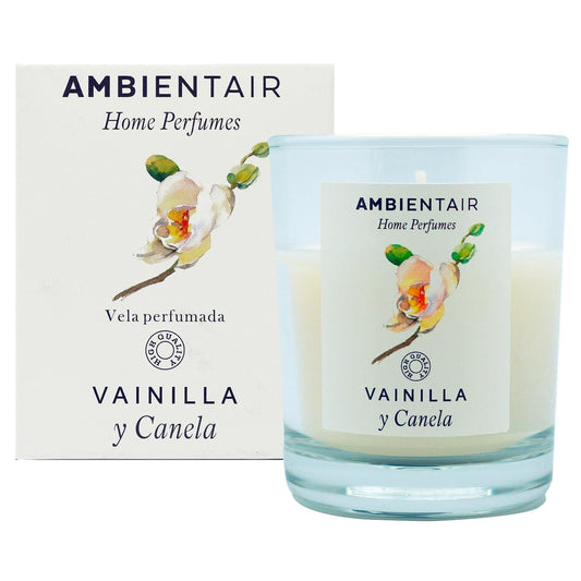 Vela aromática Vainilla y Canela Aromaterapia