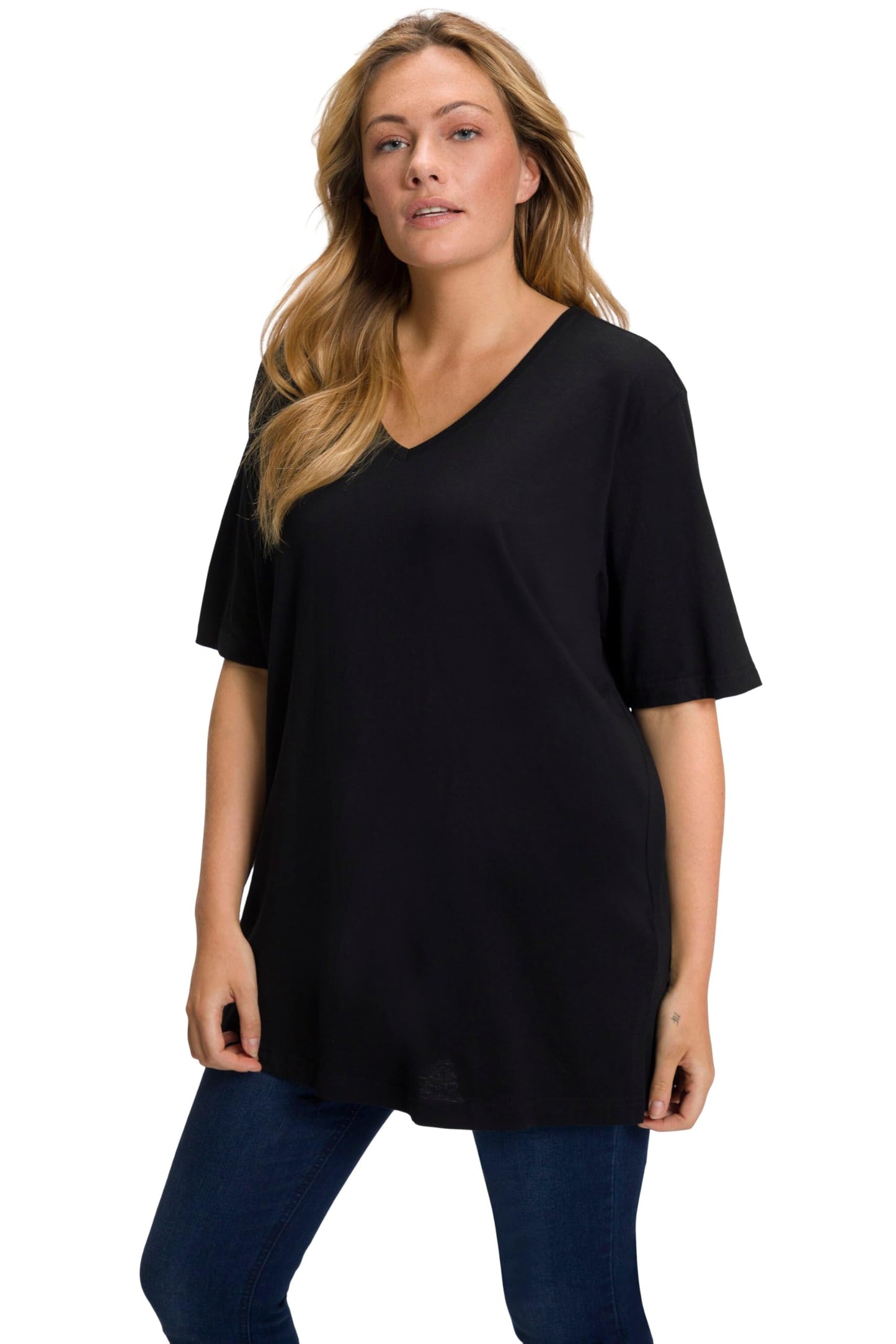 Camiseta negra Ulla Popken