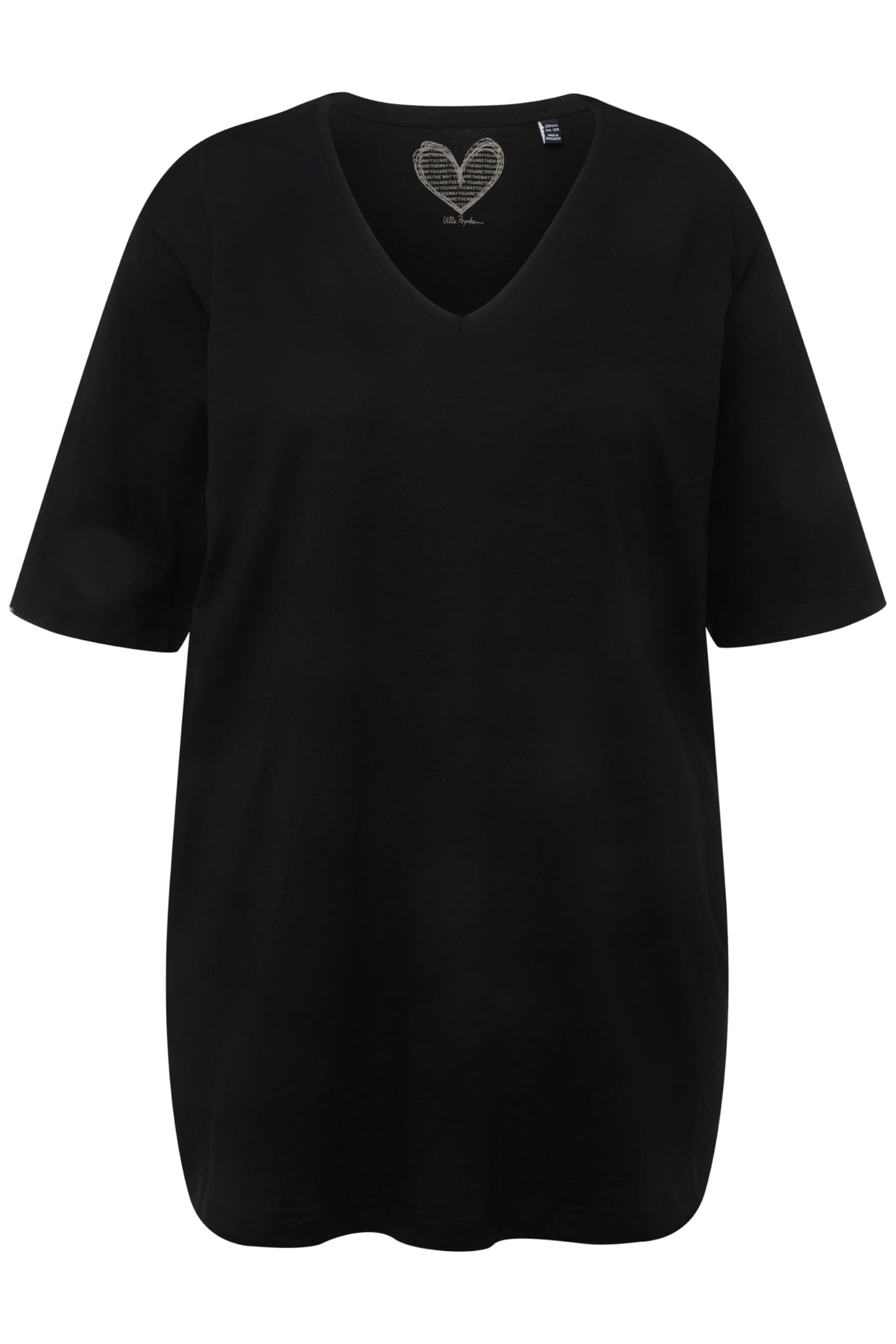 Camiseta negra Ulla Popken