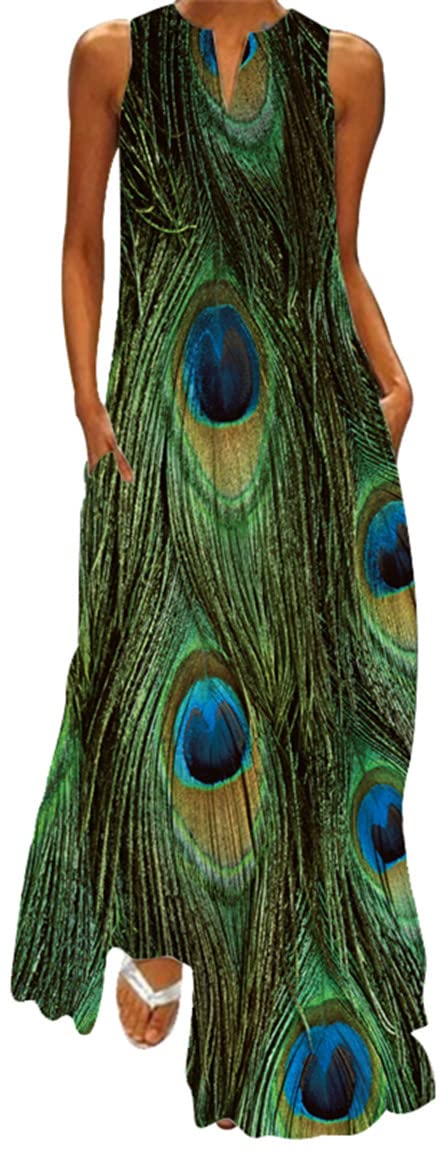Vestido largo verano tallas 36 a 50