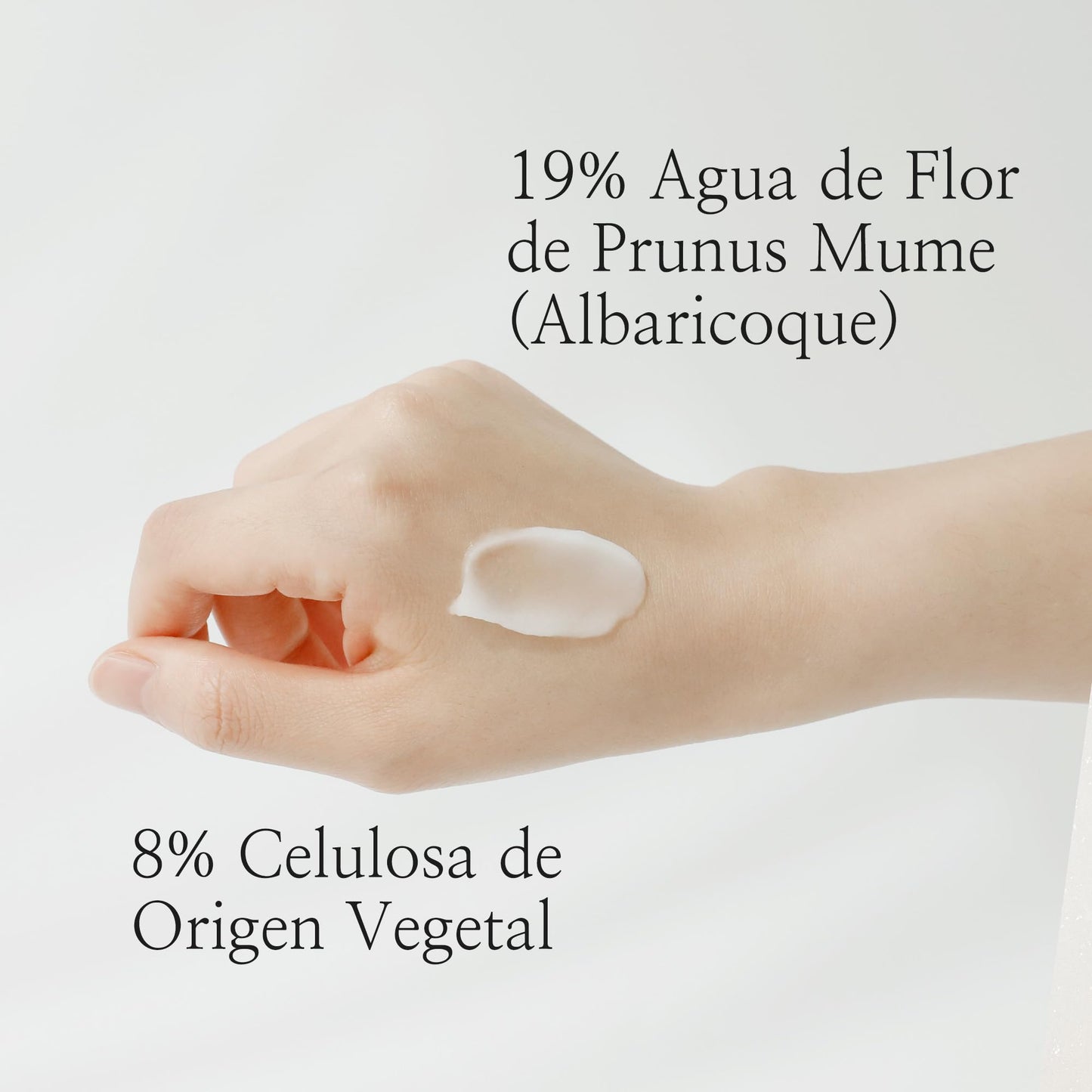 Gel exfoliante coreano de flor de albaricon