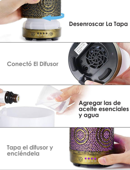 Humidificador Aceites Esenciales 100ml