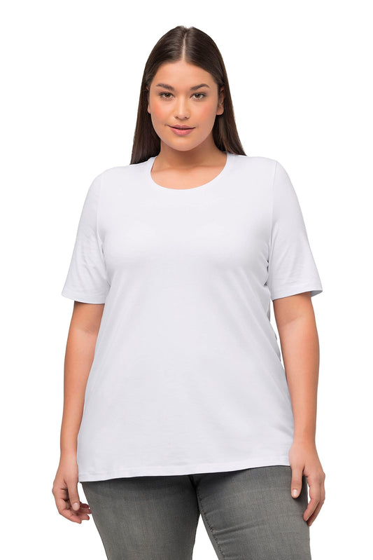 Camiseta Corta, Cuello Redondo, Media Manga