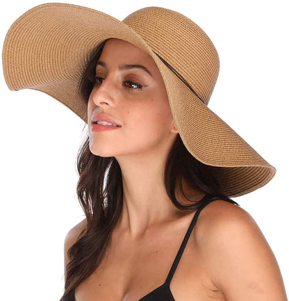 Sombrero ala ancha rafia verano