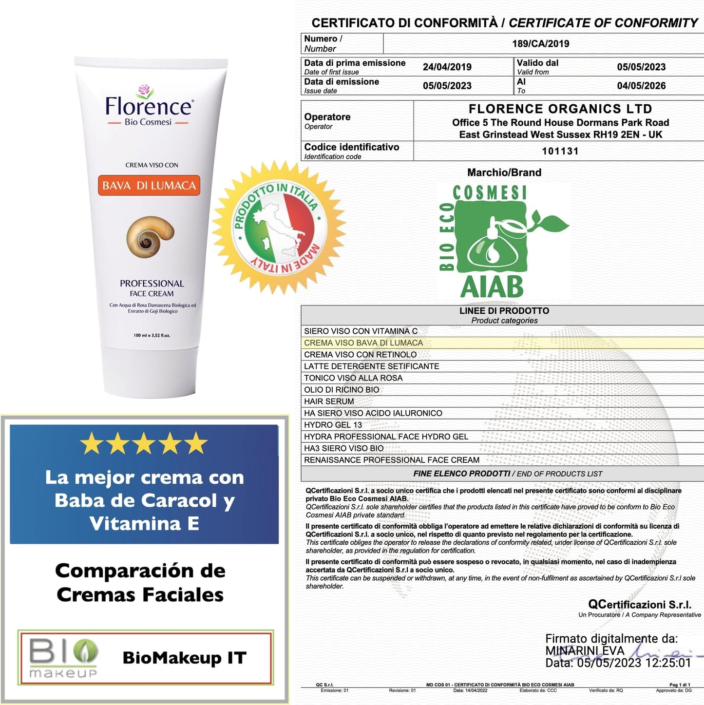 Nuestro Recomendado:  Crema de Baba de Caracol, hidratante con Acido Hialurónico y Vitamina C, Cuídate!