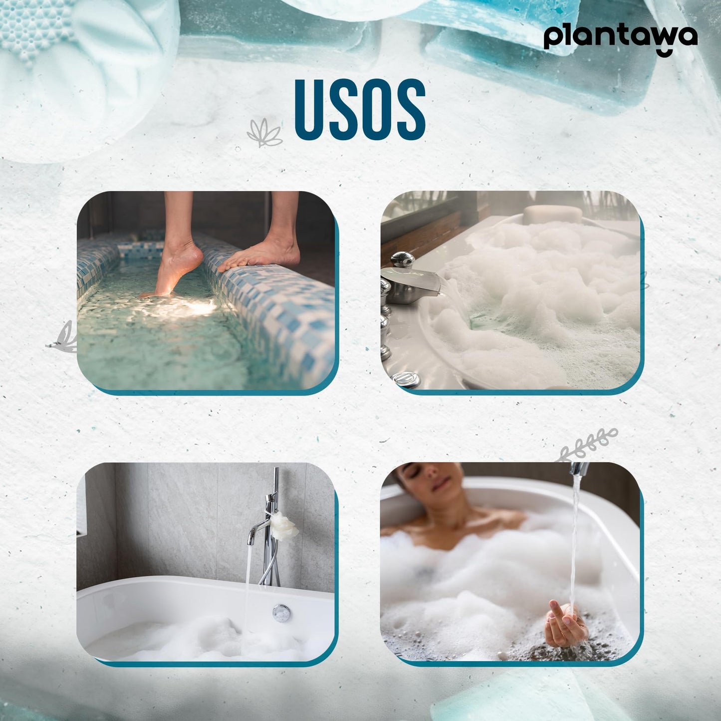 Sales de Epsom 1KG | Sal de Baño Concentrado de Magnesio Puro  100% Naturales