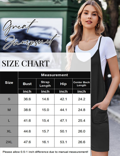 Womens Summer Casual Sleeveless Rompers Loose