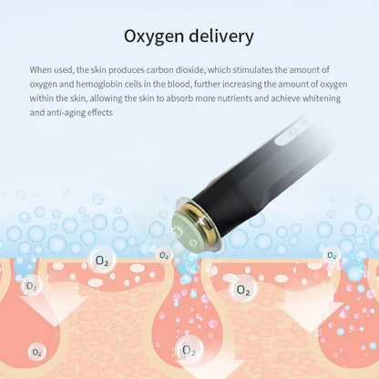 Máquina facial portátil de oxígeno y burbujas de CO2, Cuídate!